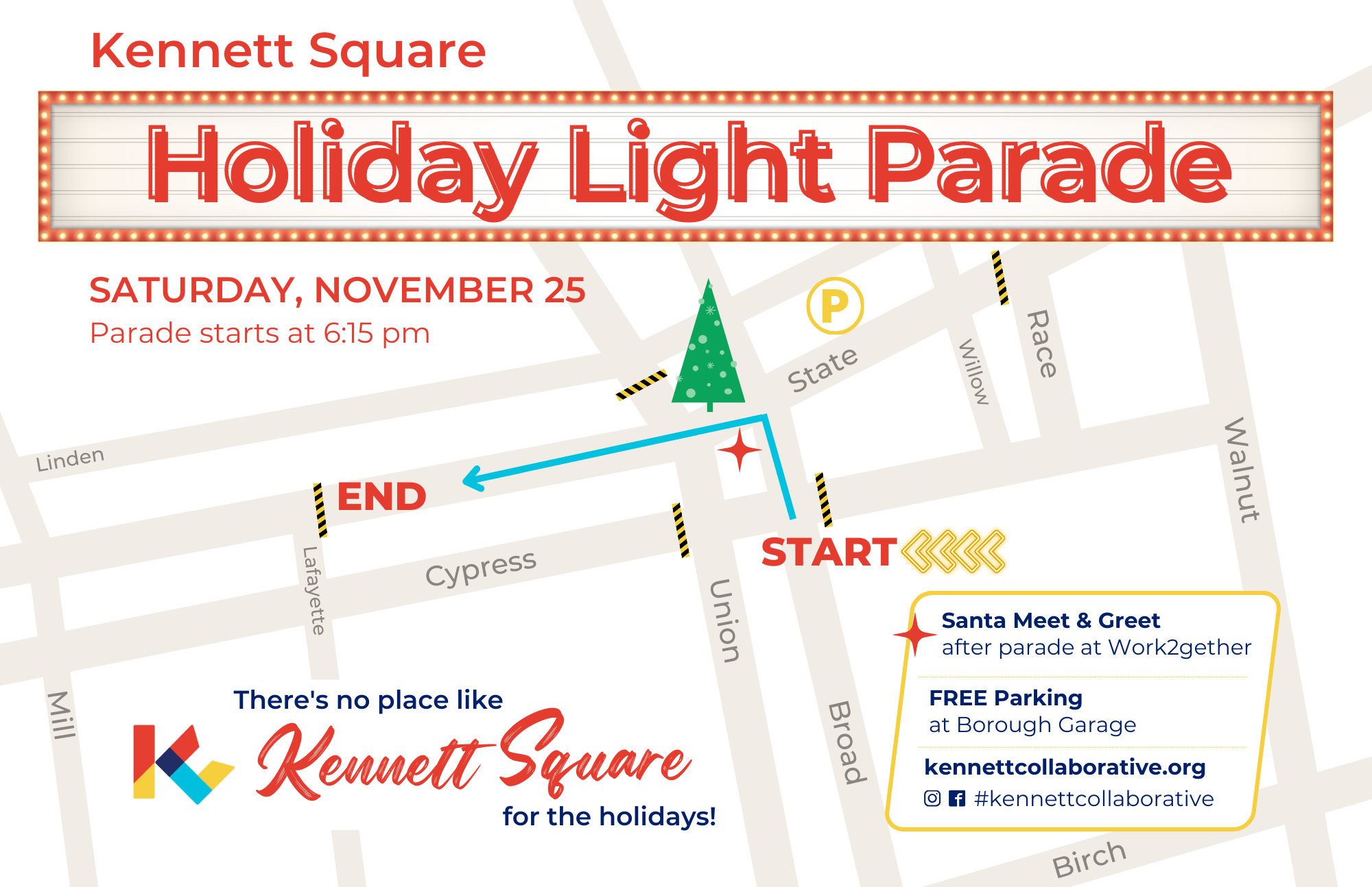Square Holiday Light Parade Collaborative